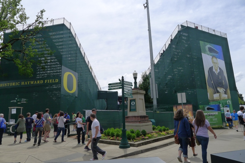 Welcome to University of Oregon's historic Hayward Field